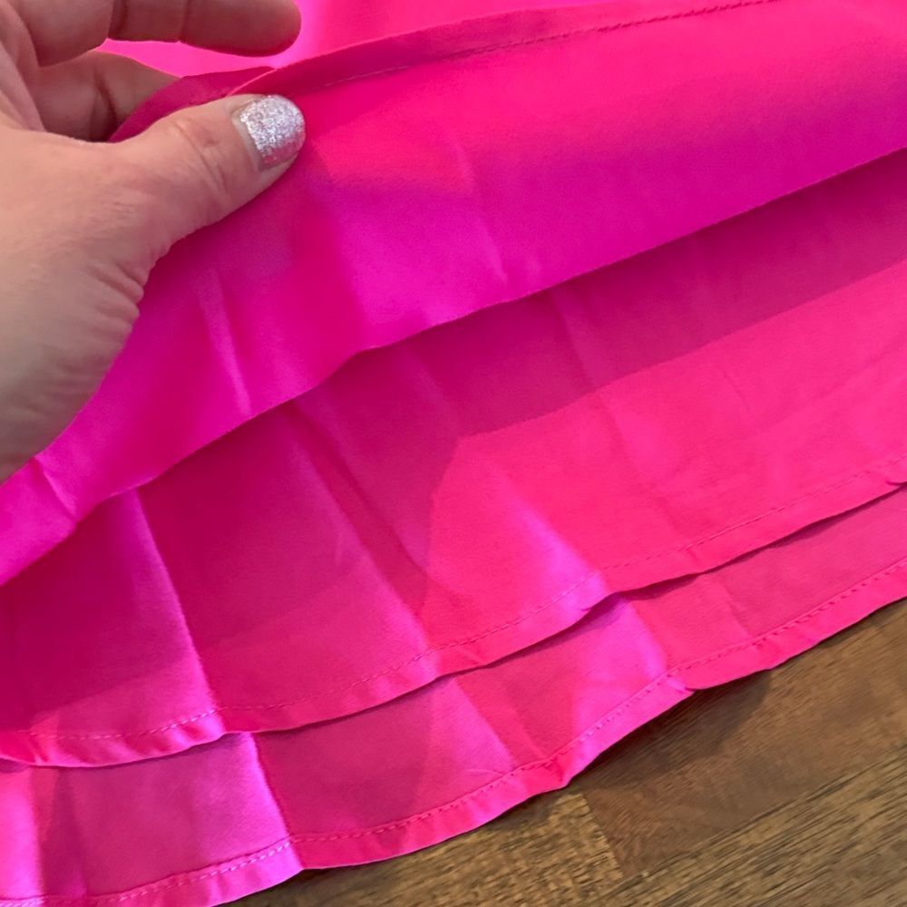 Jess Lea Neon Pink Lined Blouse - Picture 3 of 6